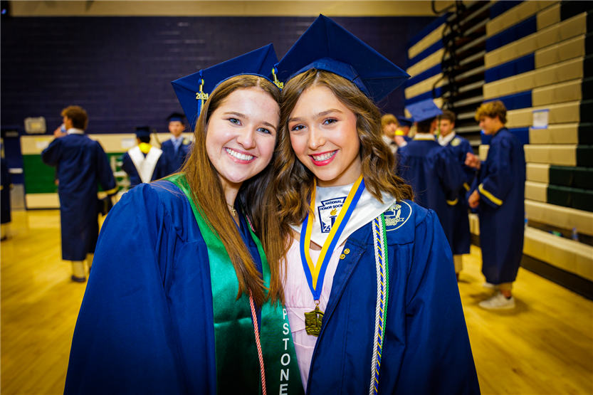 Students celebrate graduating